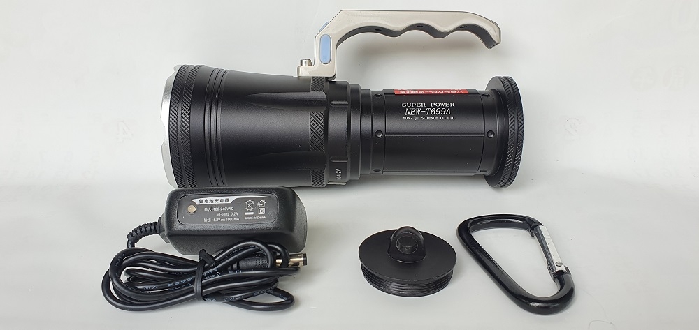 10瓦充電6段式T6 LED強力探照燈 廣角遠射、附掛勾 NEW-T699A:圖片 7