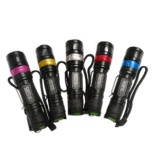 10瓦 充電 6段式 T6 LED手電筒 可改變光圈大小 NEW-T614