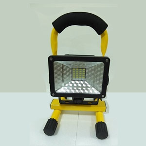 10瓦直充4段式 LED強力 探照燈 附警示燈 NEW-T878